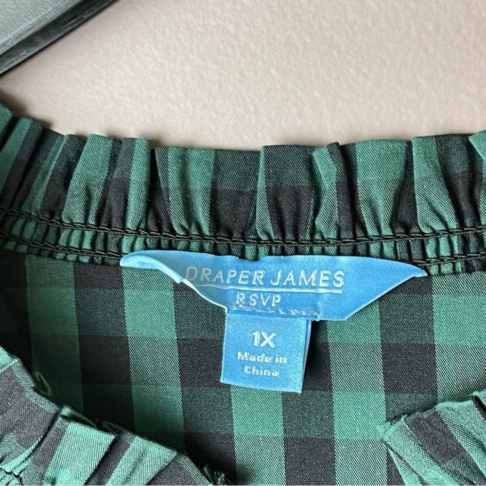 Draper James Green Checkered Dress - Picture 9 of 11